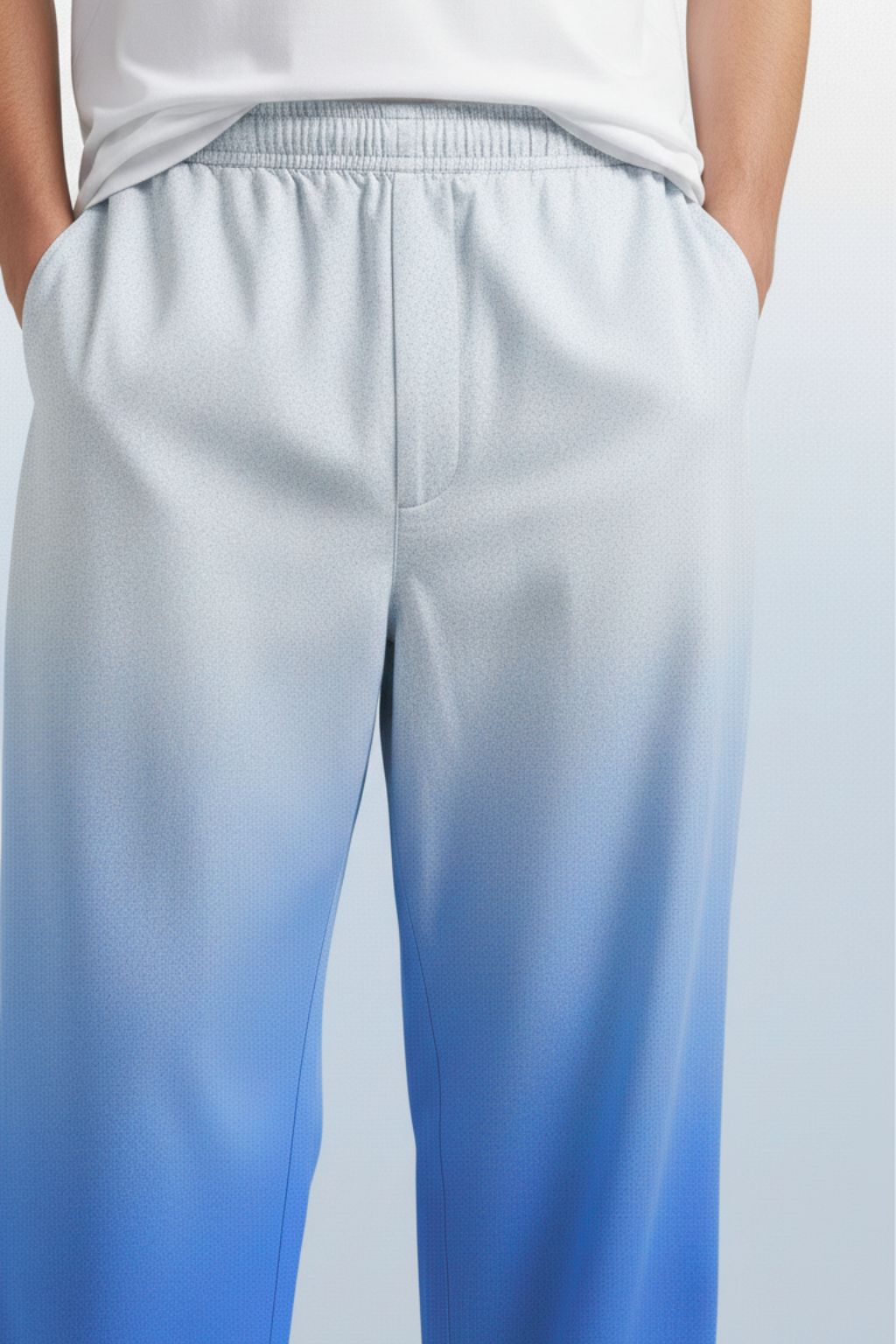 Horizon Drift Printed Cotton Trousers for Men