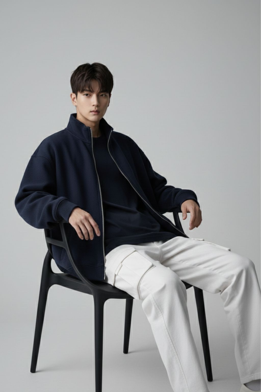 Cotton Fleece Zipper Jackets for Men