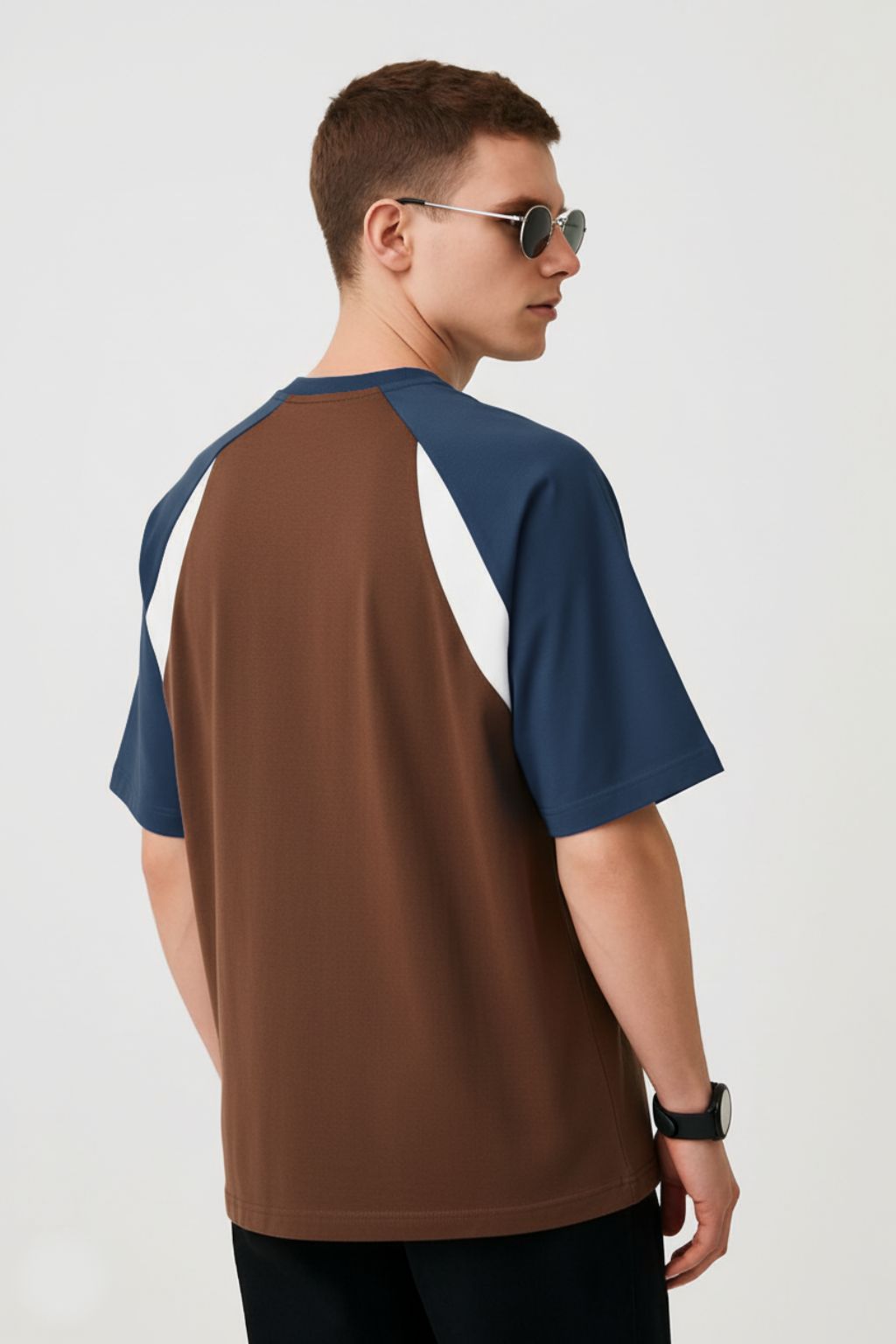Atharvan Brown Oversized T-shirt