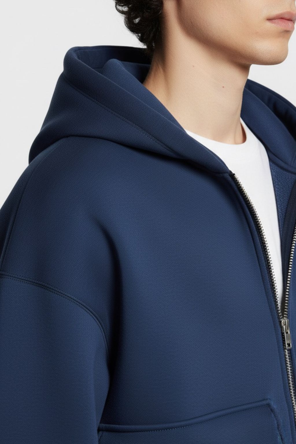 Oversized Fleece Hoodie Jacket