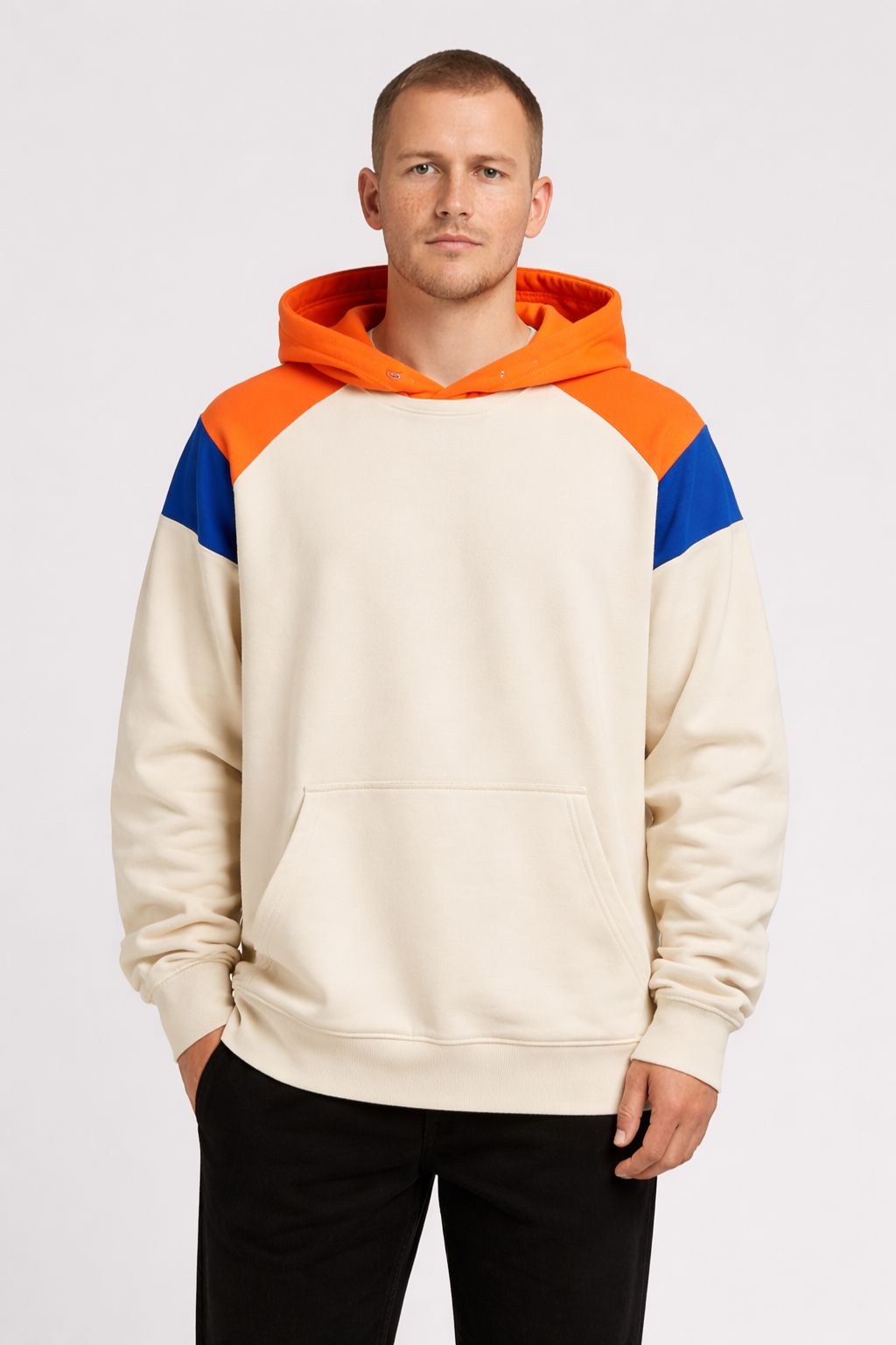 Atri Off White Oversized Premium Hoodie