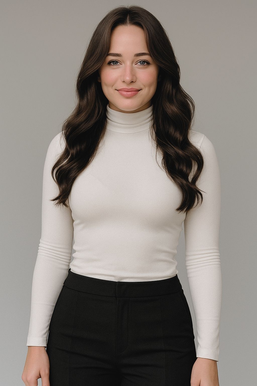 Women's Slim Fit Turtleneck Top