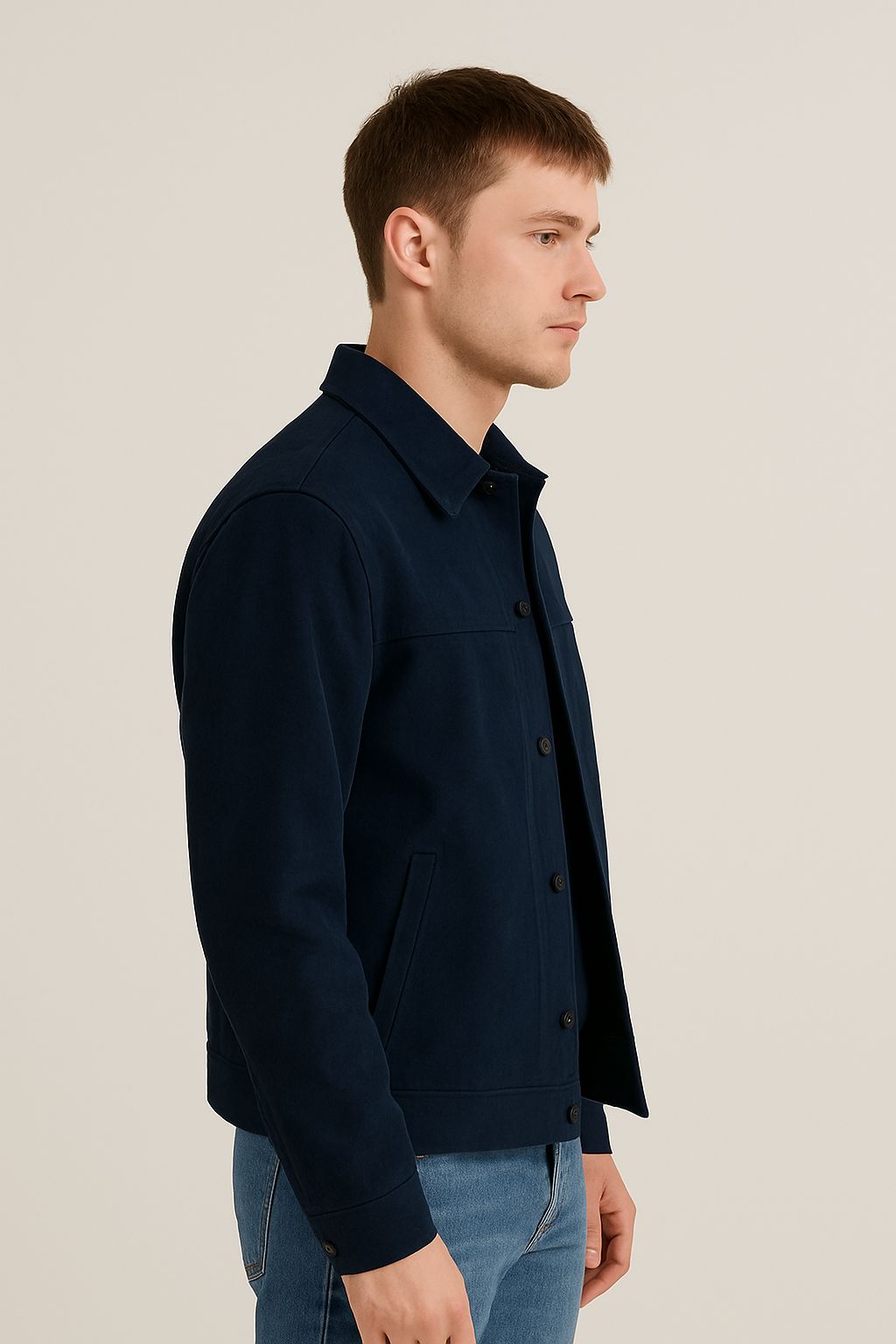 Organic Canvas Zipper Jackets for Men