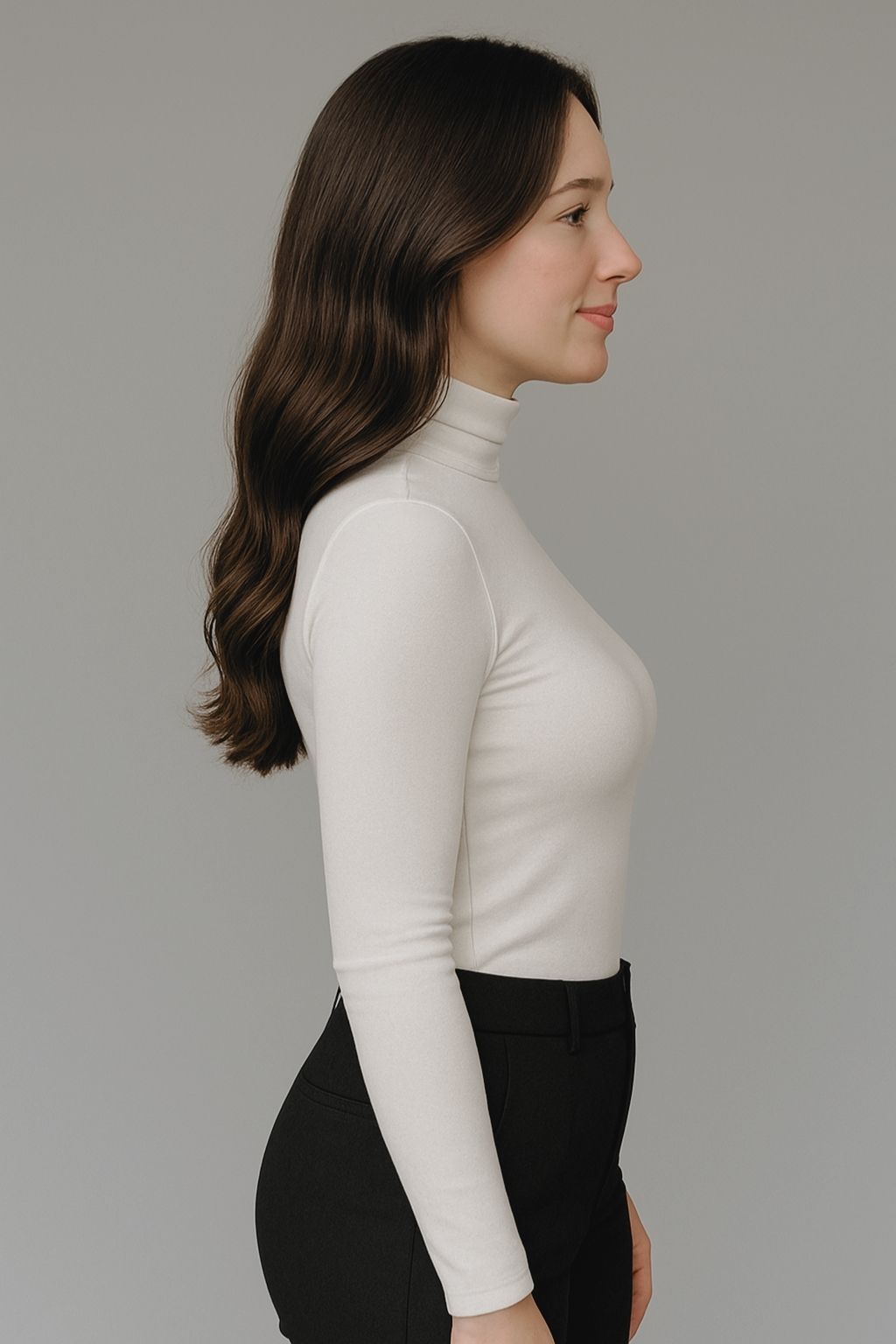 Women's Slim Fit Turtleneck Top