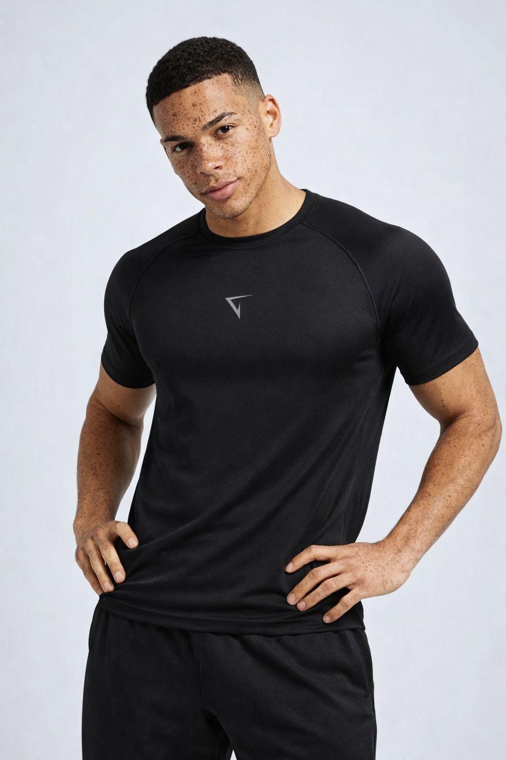 Men's Compression Fit Gym Performance T-Shirt
