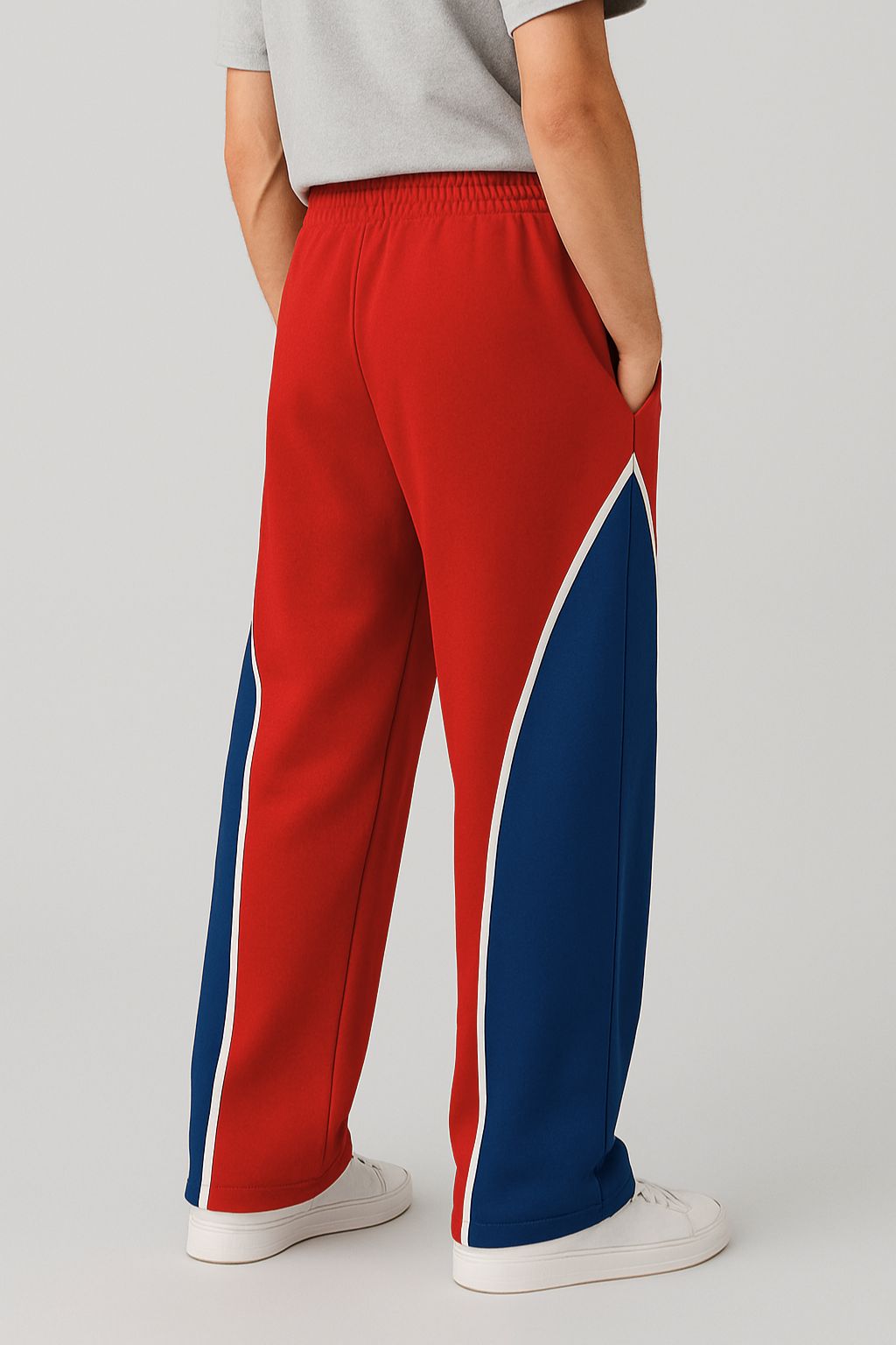 Atharvan Red Oversized Trousers