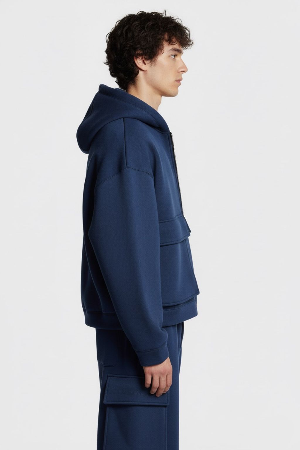 Oversized Fleece Hoodie Jacket