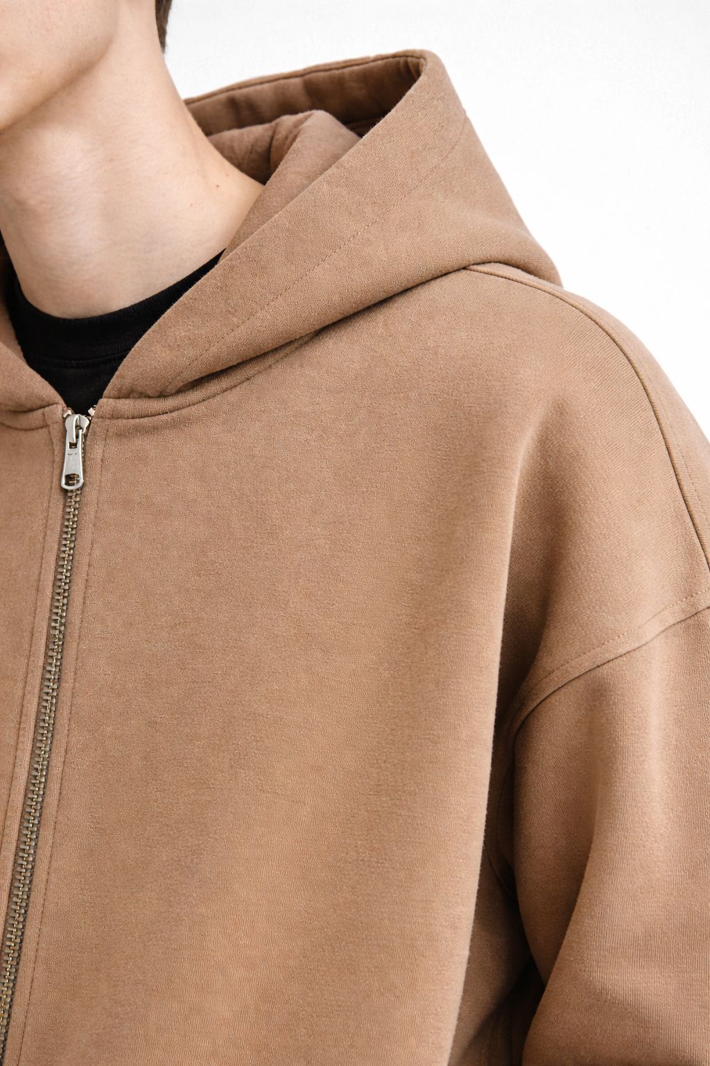 Oversized Zipper Hoodie Jacket for Men