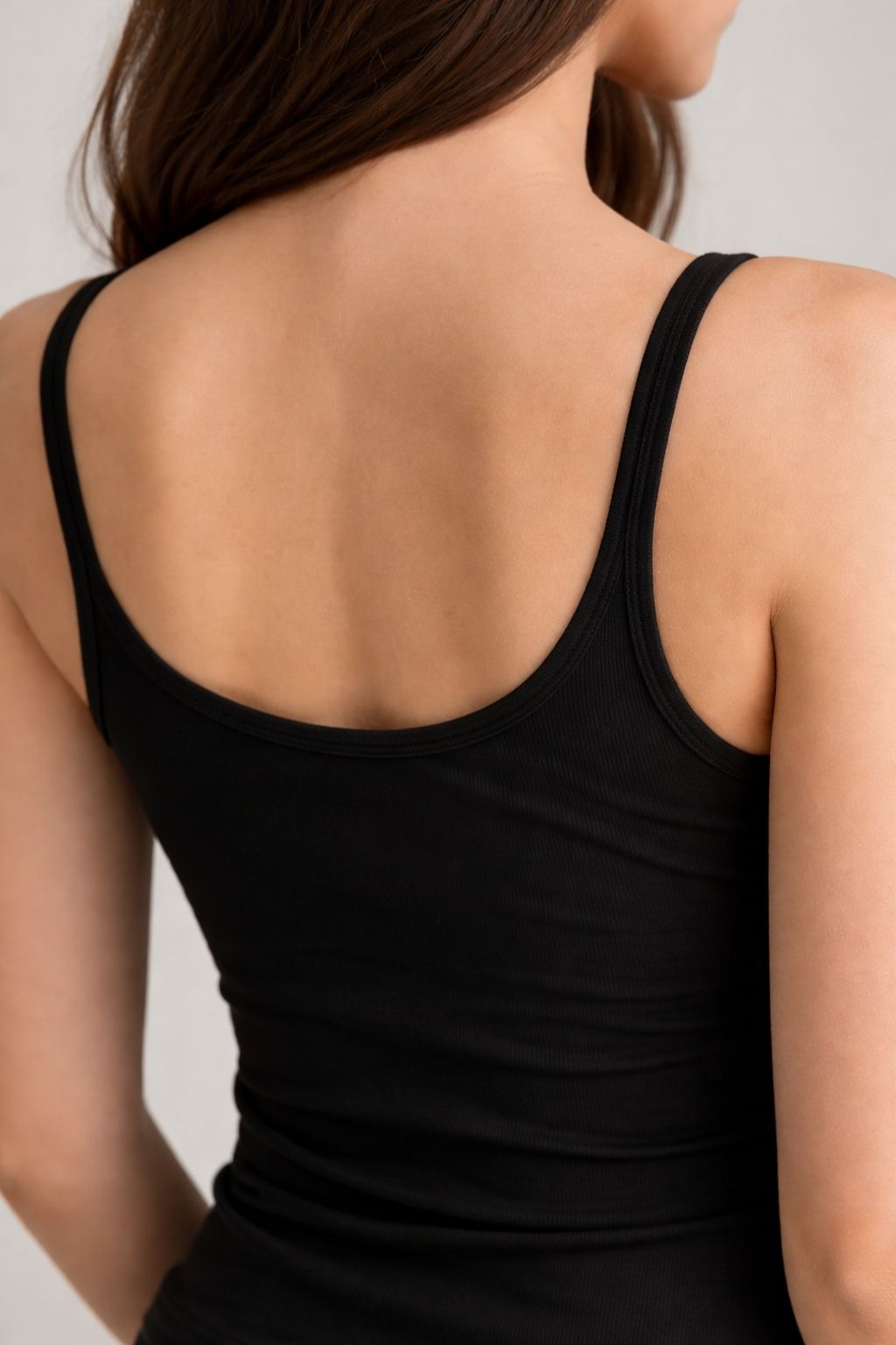 Women’s Ribbed Cotton Tank Top – Slim Fit Sleeveless Essential