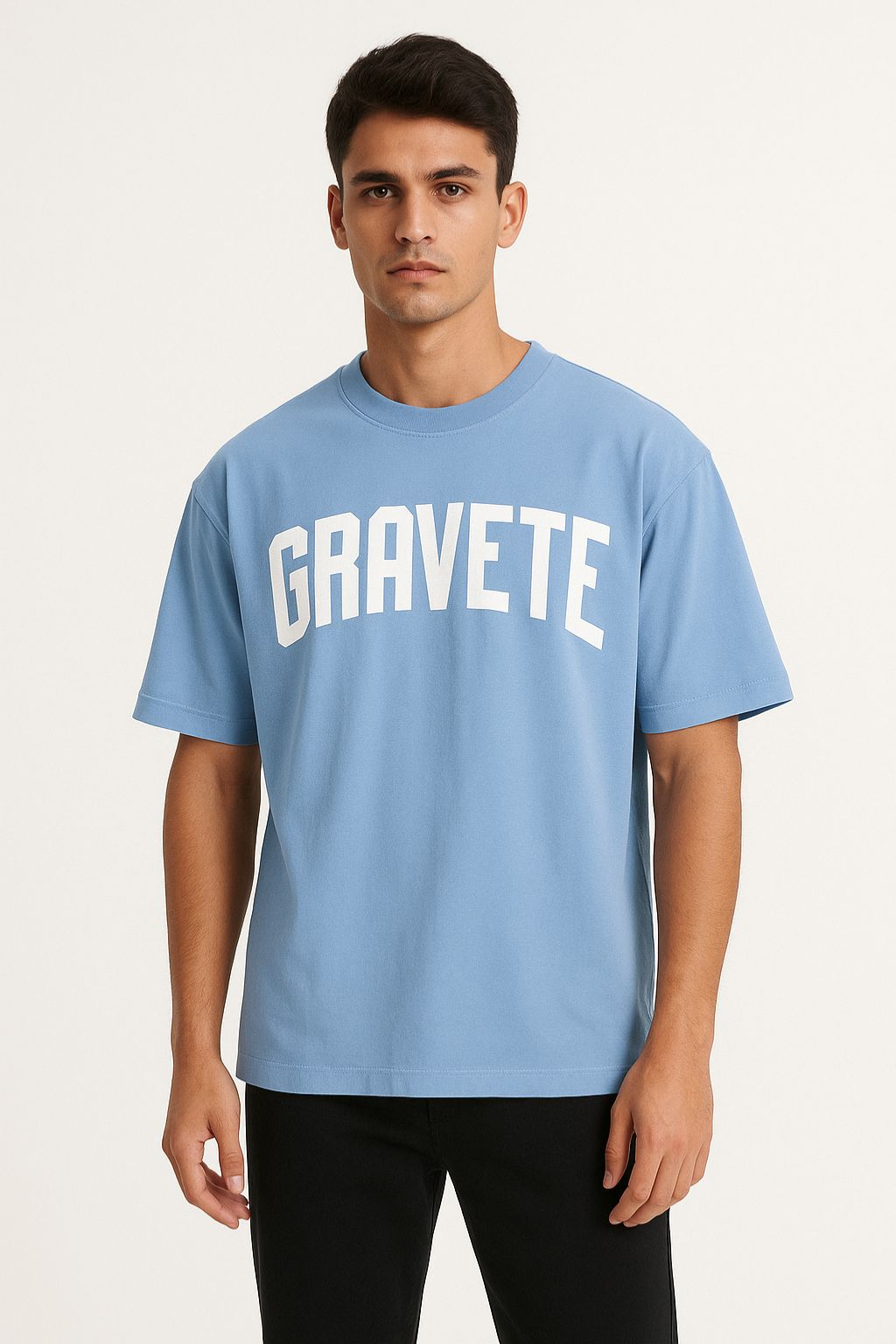 Sky Blue Oversized GYM Tshirt