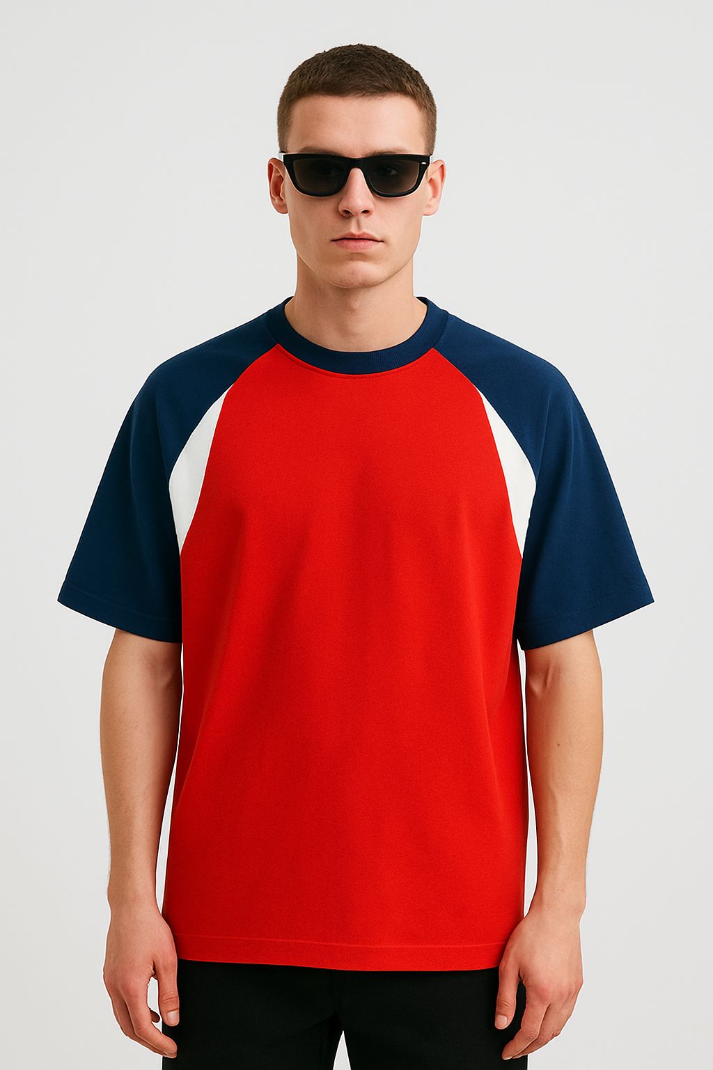 Atharvan Red Oversized T-shirt