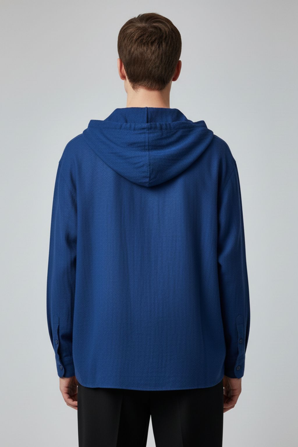 Men's Hooded Shirt Full Sleeve
