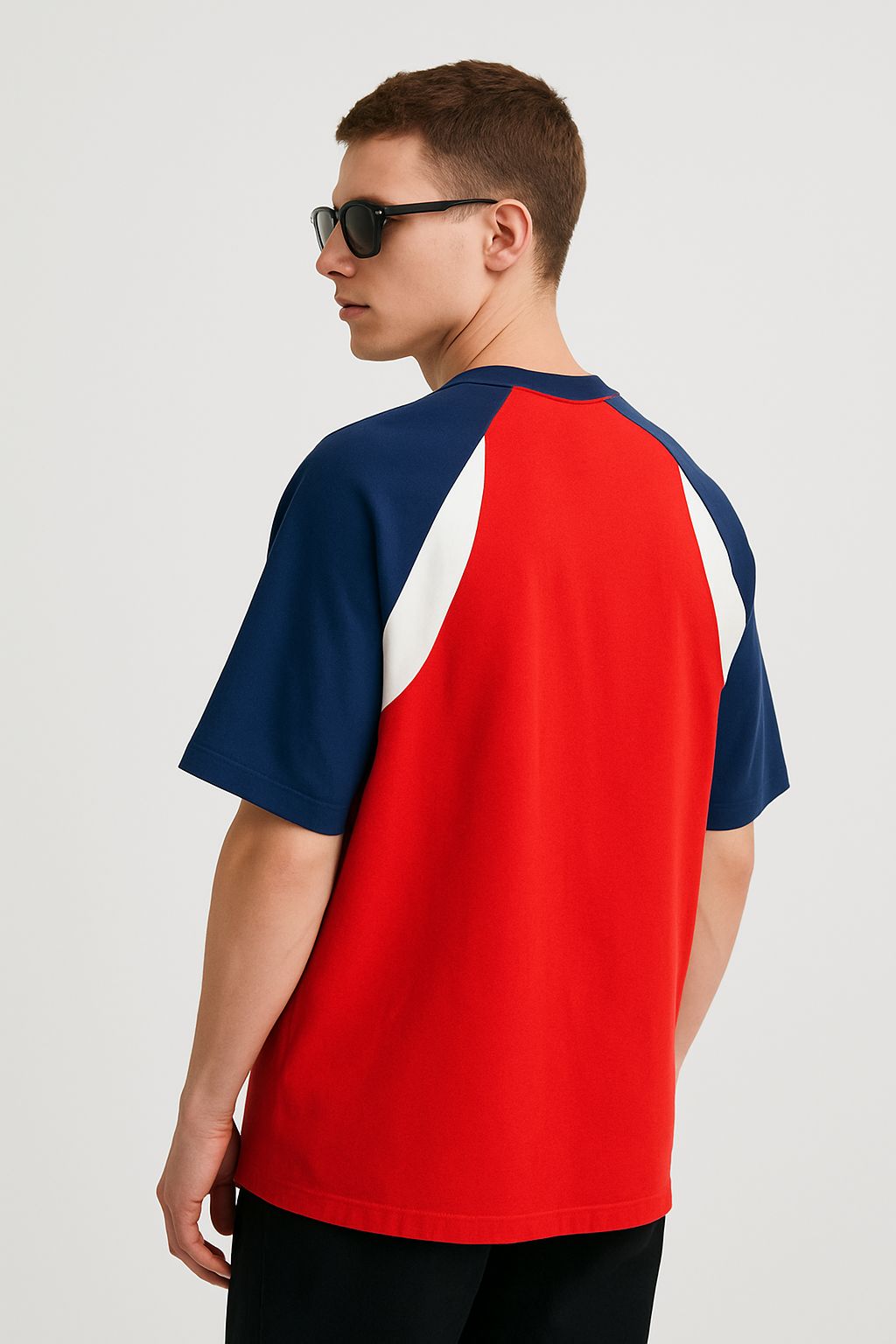 Atharvan Red Oversized T-shirt