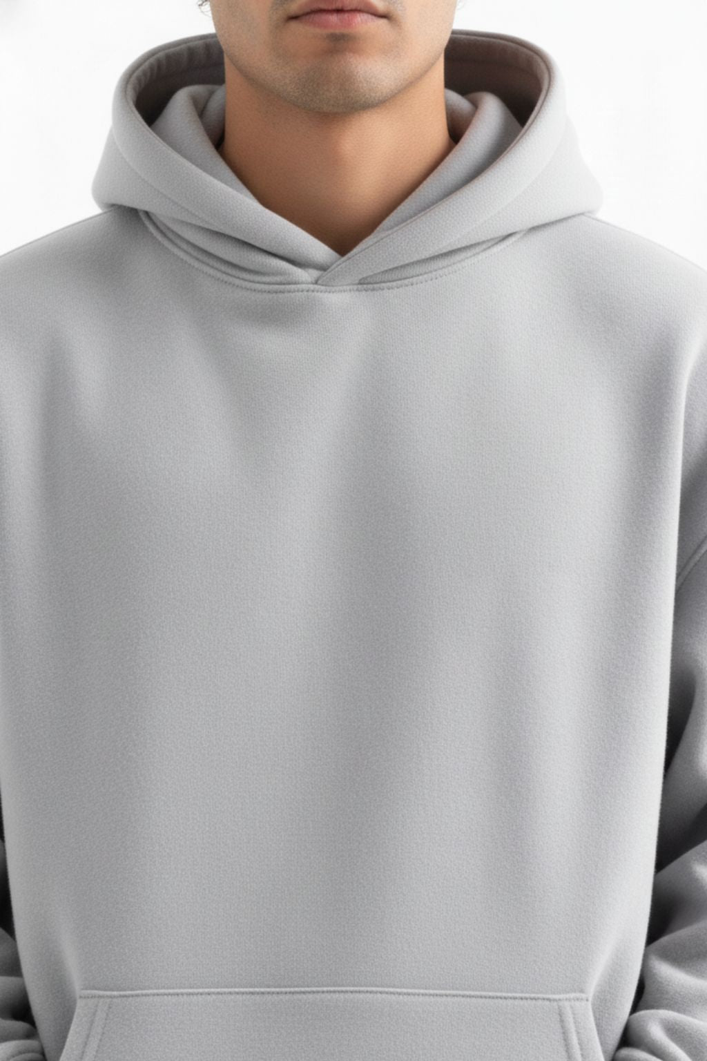 500 GSM Grey Oversized Hoodie