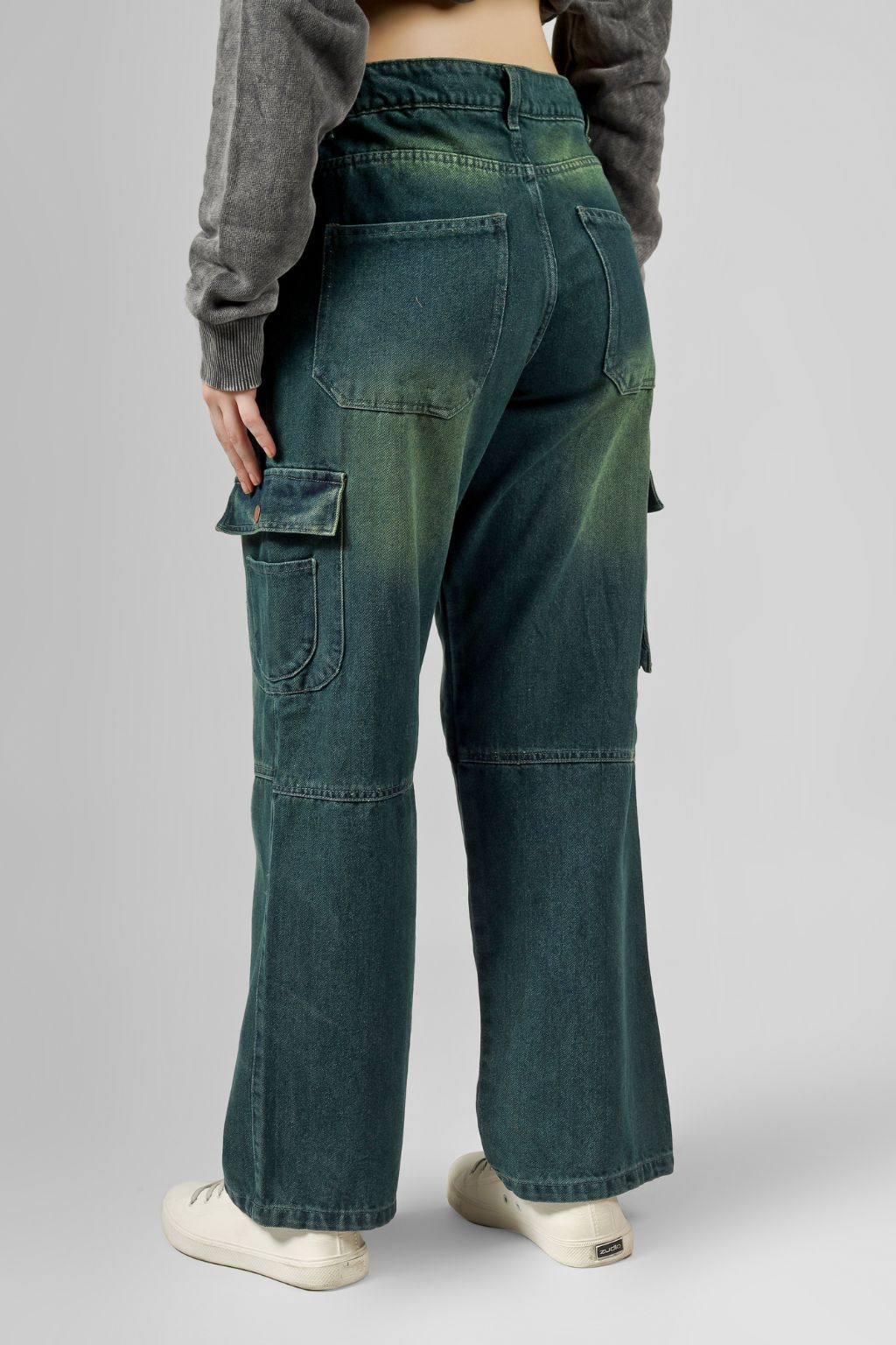 Asgard Denim Cargo Pants for Women