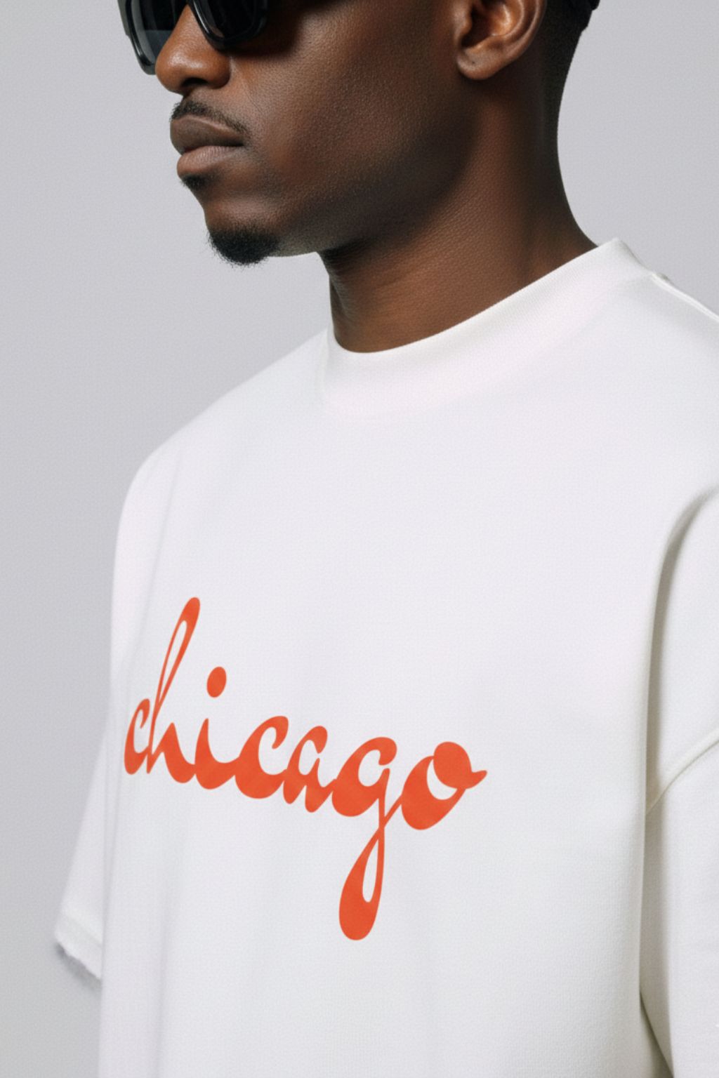 Chicago Off White Printed Tshirt