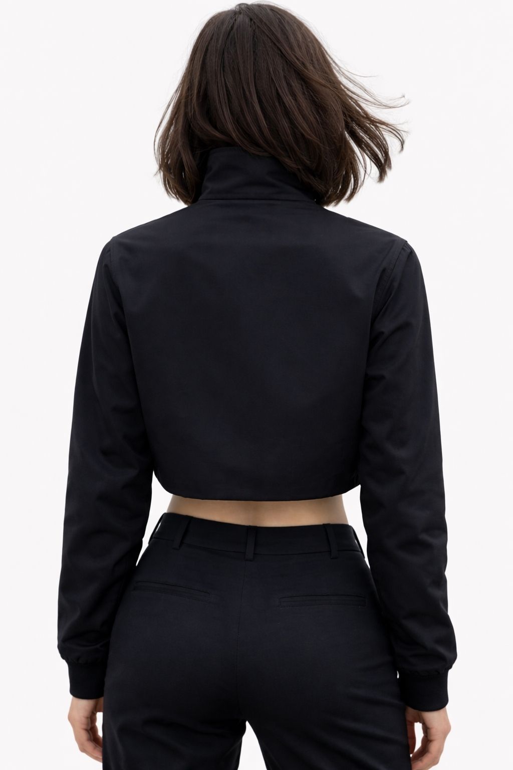 Women’s Cropped Zip-Up Jacket