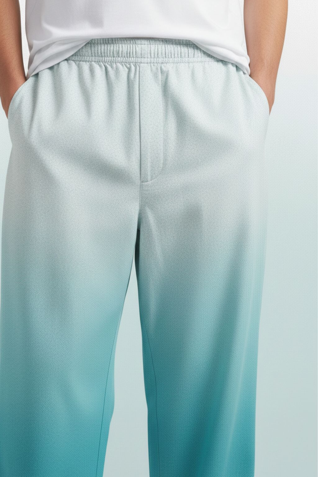 Horizon Drift Printed Cotton Trousers for Men