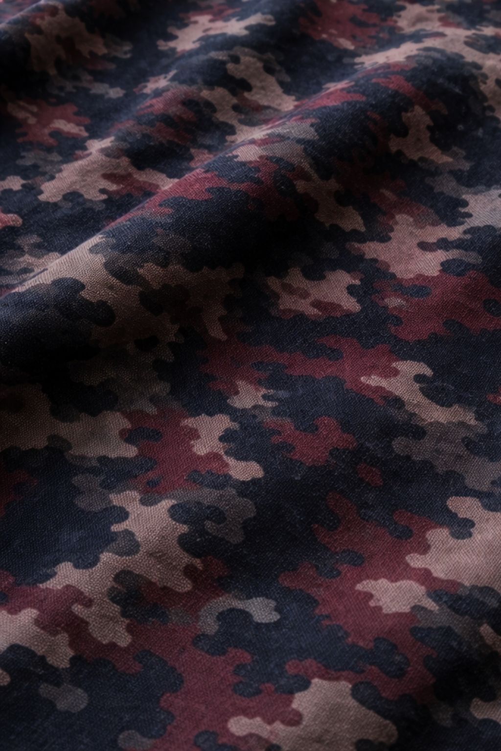 Men’s Loose Fit Heavy Canvas Camouflage Trousers