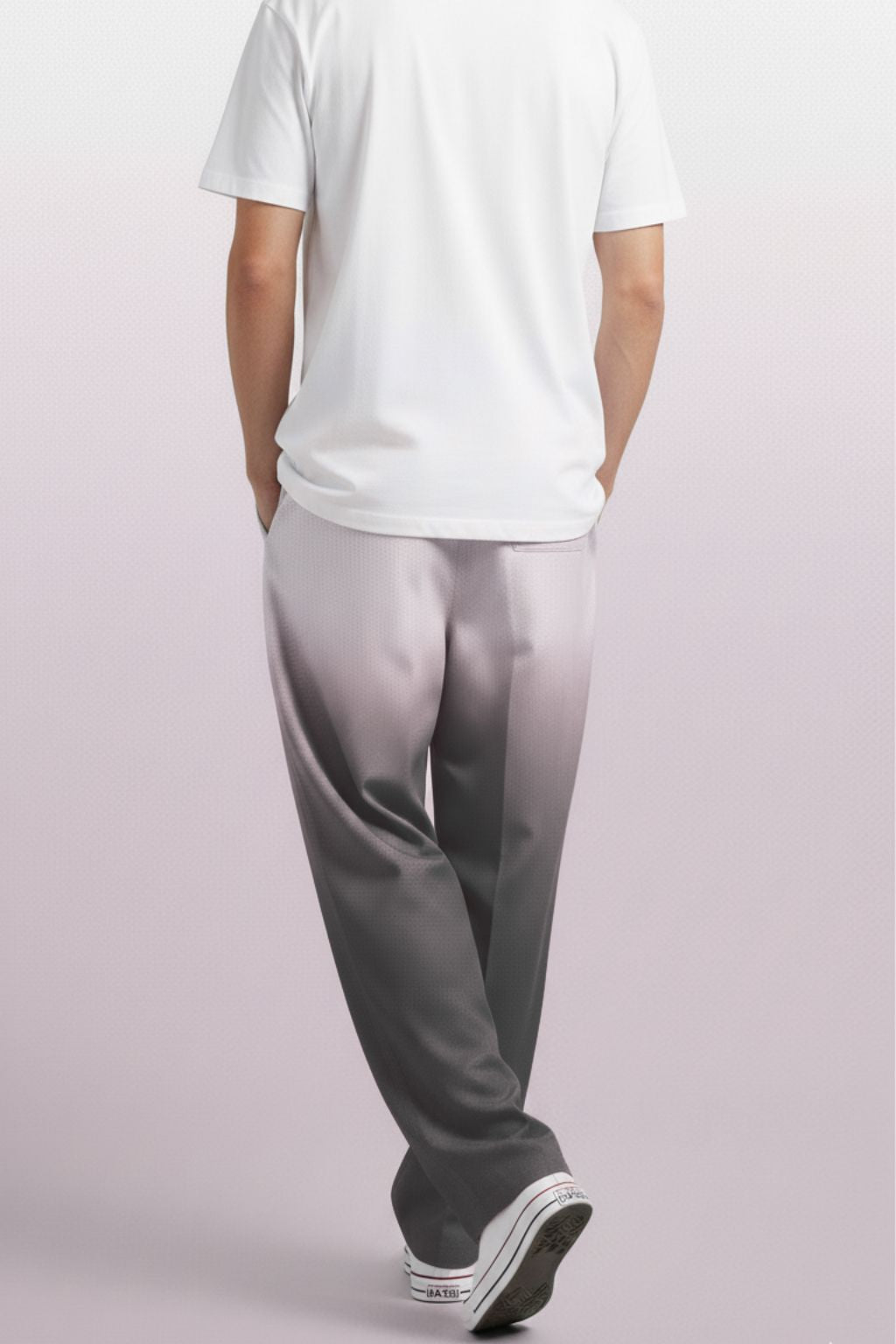 Horizon Drift Printed Cotton Trousers for Men
