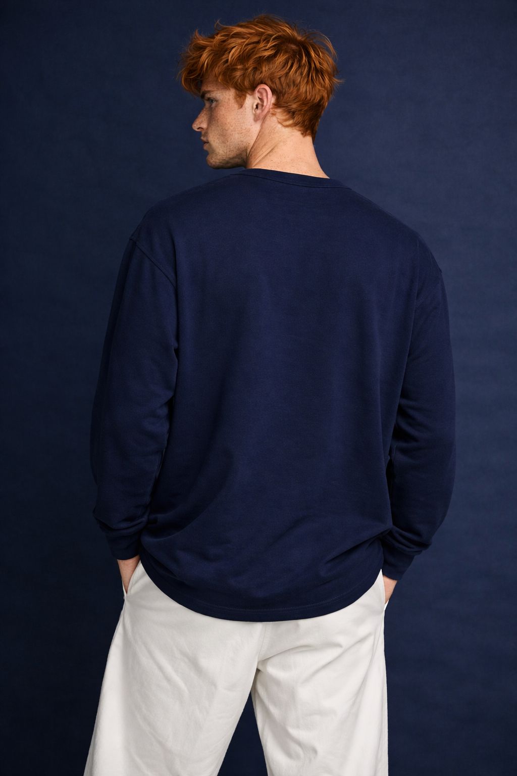 Mens Henley Full Sleeve Cotton Tshirt - Premium Luxury