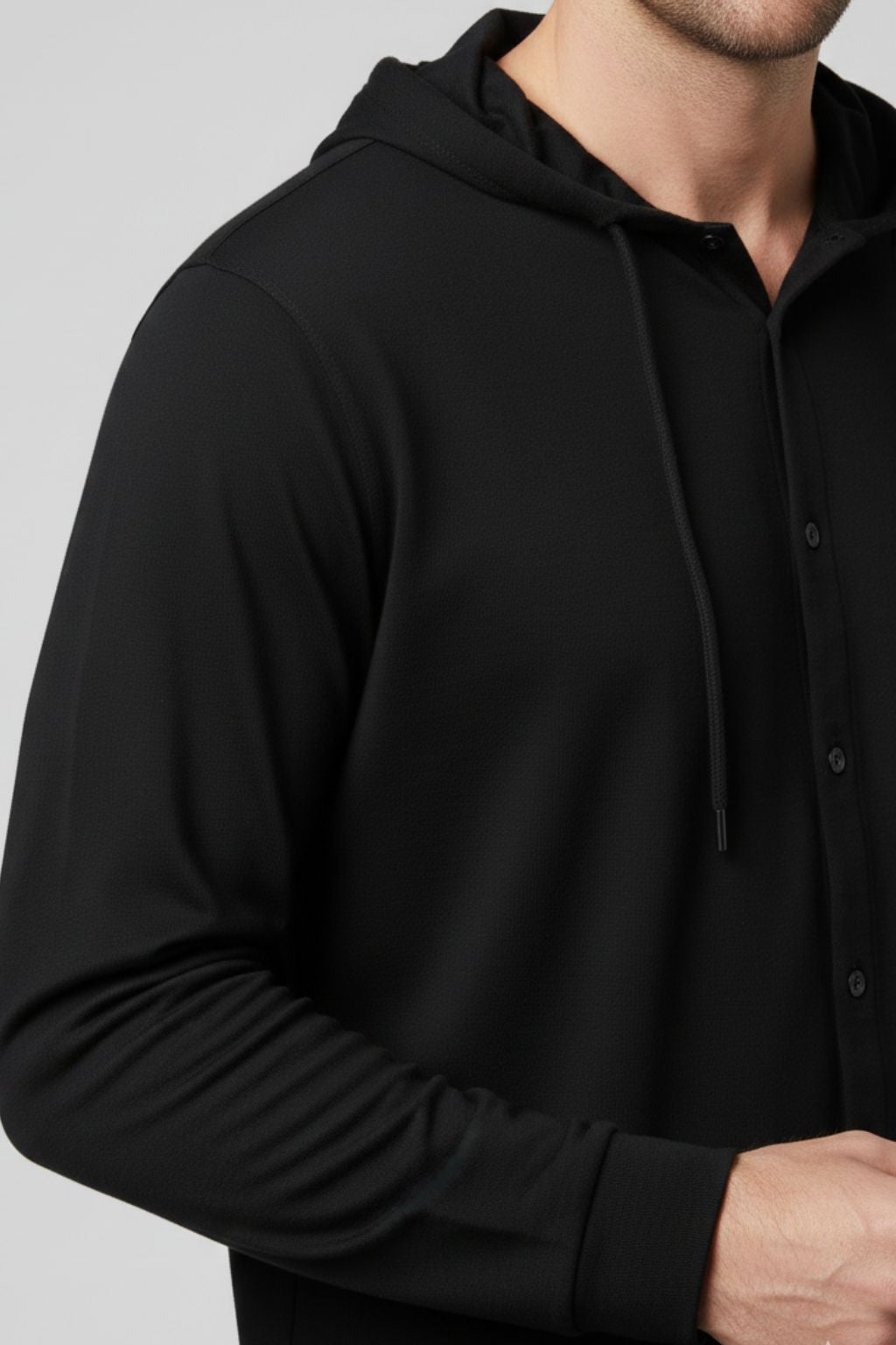 Urban Hybrid Hooded Shirt for Men