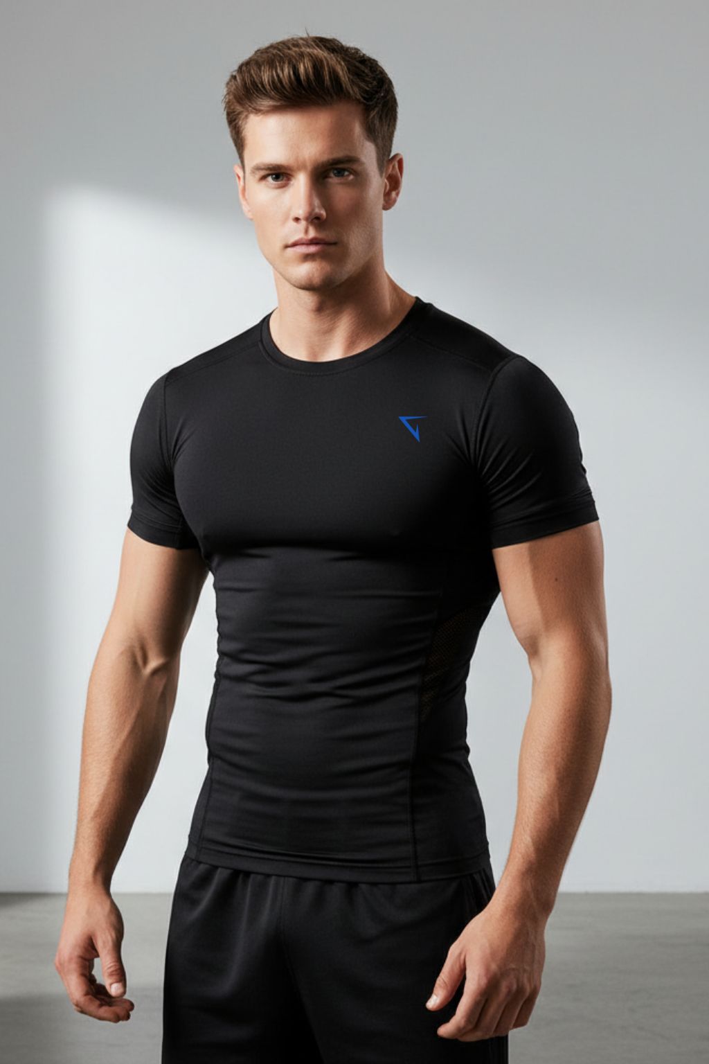 Men’s Nylon Stretch Compression T-Shirt