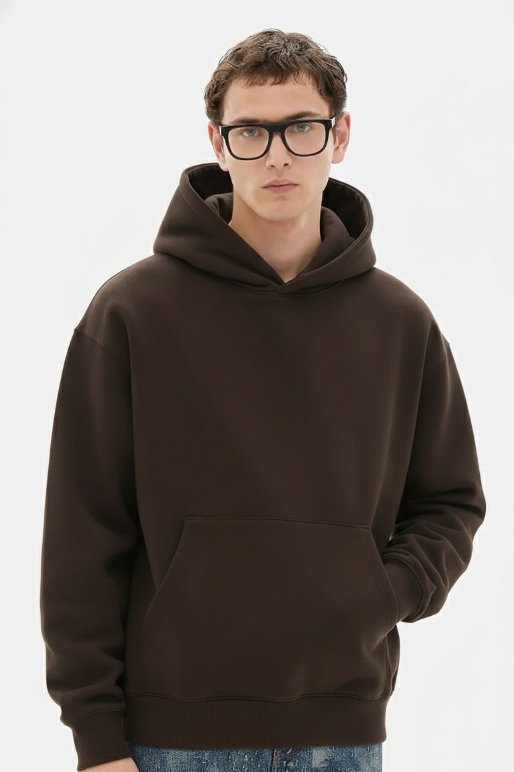 Winter Hoodies for Men - Burgundy