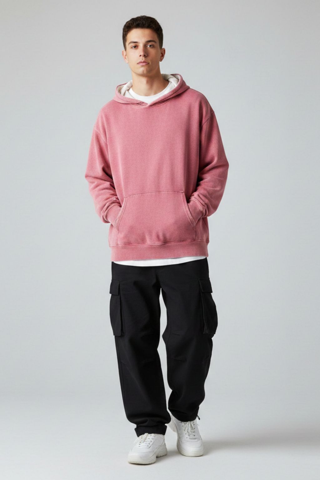 Washed Cotton Hoodies for Men