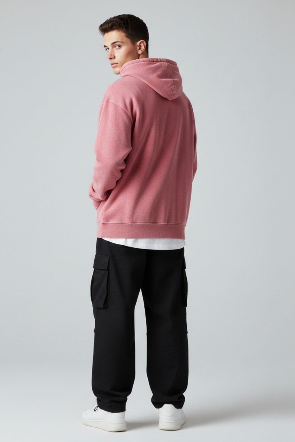 Washed Cotton Hoodies for Men