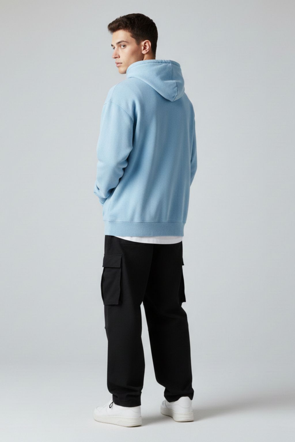 Washed Cotton Hoodies for Men