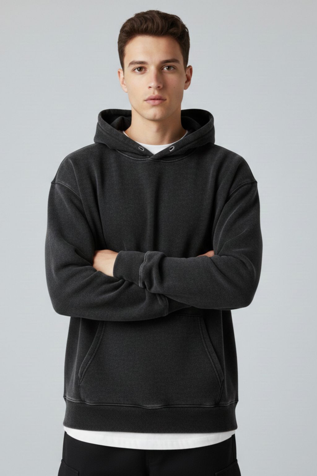 Washed Cotton Hoodies for Men